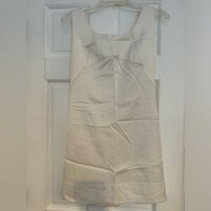 Chic Cream Backless Dress